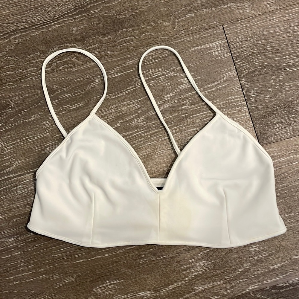 AYM cream bralette
